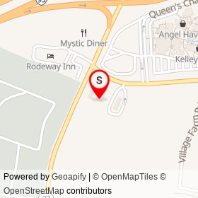Domino's Pizza on Coogan Boulevard, Mystic Connecticut - location map