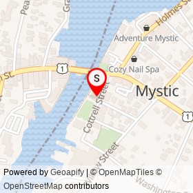 Mystic salad Co on Cottrell Street, Mystic Connecticut - location map