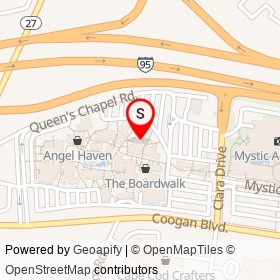 Mango's Wood Fired Pizza Co. on Queen's Chapel Road, Mystic Connecticut - location map