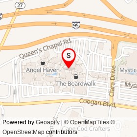 Irish Eyes on Queen's Chapel Road, Mystic Connecticut - location map