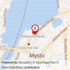 Atherton & Co on Holmes Street, Mystic Connecticut - location map