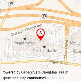 Fun & Easy on Queen's Chapel Road, Mystic Connecticut - location map