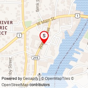 Community Policing Office on Steamboat Wharf, Mystic Connecticut - location map