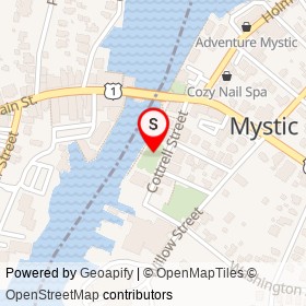 Mystic River Park on , Mystic Connecticut - location map