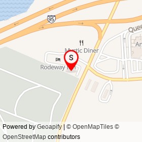 Friendly's on Greenmanville Avenue, Mystic Connecticut - location map