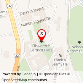 Ellsworth P. Bertholf Plaza on , New London Connecticut - location map