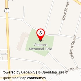 Veterans Memorial Field on , New London Connecticut - location map