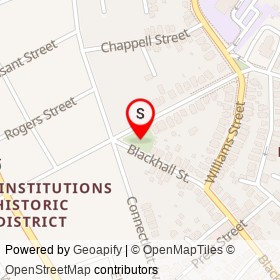 Civic Institutions Historic District on , New London Connecticut - location map