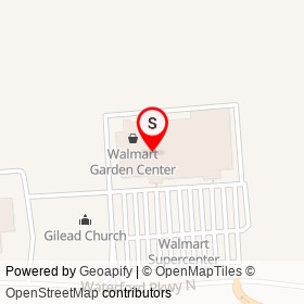 claire's on Waterford Parkway North, Waterford Connecticut - location map