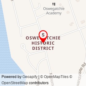 Oswegatchie Historic District on , Waterford Connecticut - location map