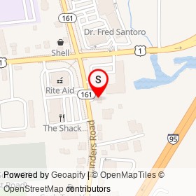 Max's Package Store on Flanders Road, East Lyme Connecticut - location map