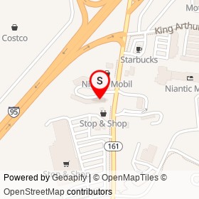 Americas Best Value Inn on Flanders Road, East Lyme Connecticut - location map