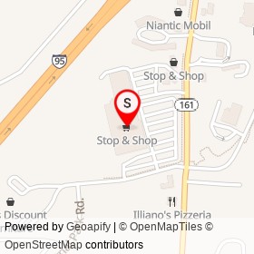 Stop & Shop on Flanders Road, East Lyme Connecticut - location map