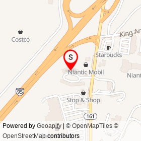 Americas Best Value Inn on I 95, East Lyme Connecticut - location map