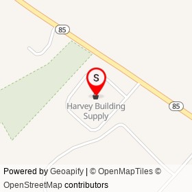 Harvey Building Supply on Hartford Turnpike, Waterford Connecticut - location map