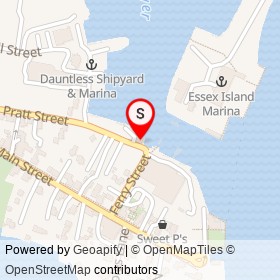 Wilde Yacht Sales on Pratt Street, Essex Connecticut - location map