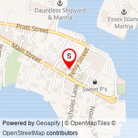 Weltner Antiques & Art on Ferry Street, Essex Connecticut - location map
