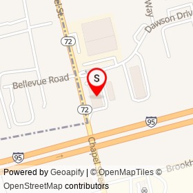 The Home Office on Chapel Street, Newark Delaware - location map