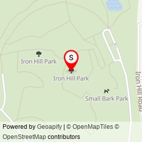 Iron Hill Park on ,  Delaware - location map
