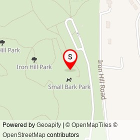 Large Bark Park on Iron Hill Road,  Delaware - location map