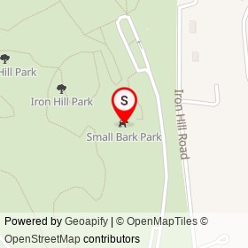 Small Bark Park on Iron Hill Road,  Delaware - location map