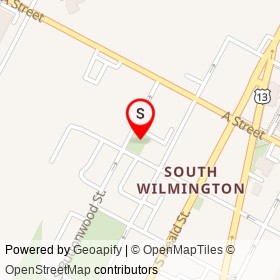 Stoney Davis Park on , Wilmington Delaware - location map