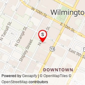 Santander Consumer Bank on North Market Street, Wilmington Delaware - location map