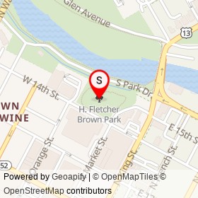 H. Fletcher Brown Park on , Wilmington Delaware - location map