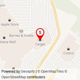 Target on Mall Road,  Delaware - location map