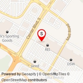 The Container Store on Center Boulevard South,  Delaware - location map