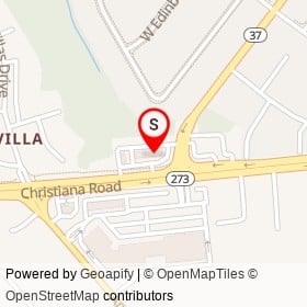 Shell on Christiana Road,  Delaware - location map