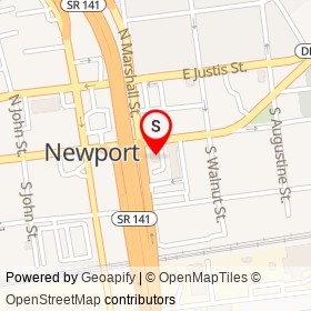 Newport National Bank on East Market Street, Wilmington Delaware - location map