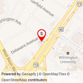 Cafe Pizzeria on Washington Avenue,  Delaware - location map