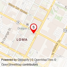 DH4 Restaurant on East 4th Street, Wilmington Delaware - location map