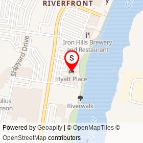 Hyatt Place on South Justison Street, Wilmington Delaware - location map
