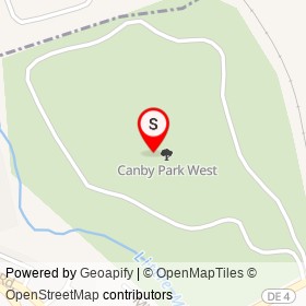 Canby Park West on , Elsmere Delaware - location map