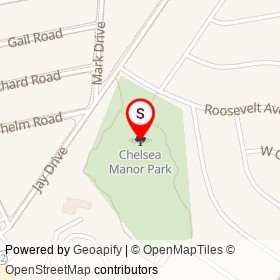 Chelsea Manor Park on ,  Delaware - location map