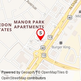 Checkers on North Dupont Parkway,  Delaware - location map