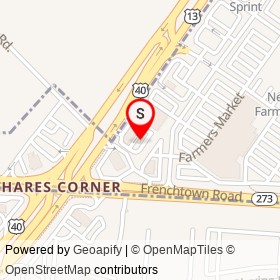 Dash In on North Dupont Highway, New Castle Delaware - location map
