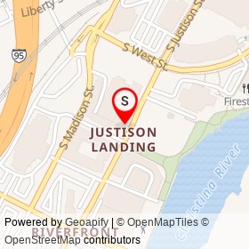 Starbucks on South Justison Street, Wilmington Delaware - location map