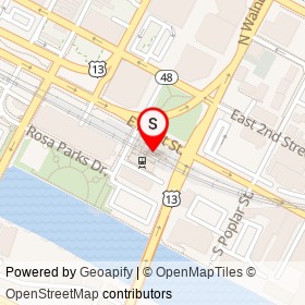 Wilmington Station on South French Street, Wilmington Delaware - location map