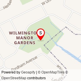 Wilmington Manor Gardens Park on , New Castle Delaware - location map