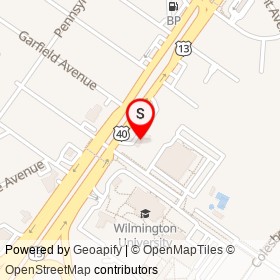 Speedway on North Dupont Highway,  Delaware - location map