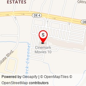 Cinemark Movies 10 on West Newport Pike,  Delaware - location map