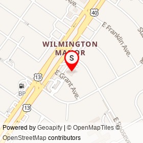 AutoZone on North Dupont Highway,  Delaware - location map