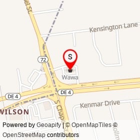 Wawa on East Chestnut Hill Road,  Delaware - location map