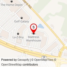 Mattress Warehouse on Old Churchmans Road,  Delaware - location map