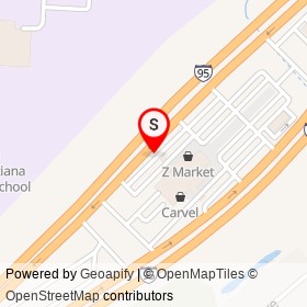 Newark Supercharger on Delaware Turnpike,  Delaware - location map