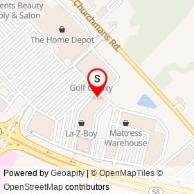 Cecile Boutique on Old Churchmans Road,  Delaware - location map