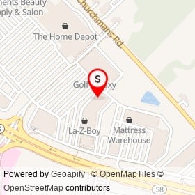 Sport Clips on Old Churchmans Road,  Delaware - location map